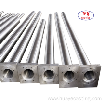 Heat resistant stainless steel tube for steel mills
